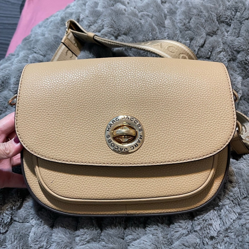 Marc Jacobs Beige Crossbody Bag